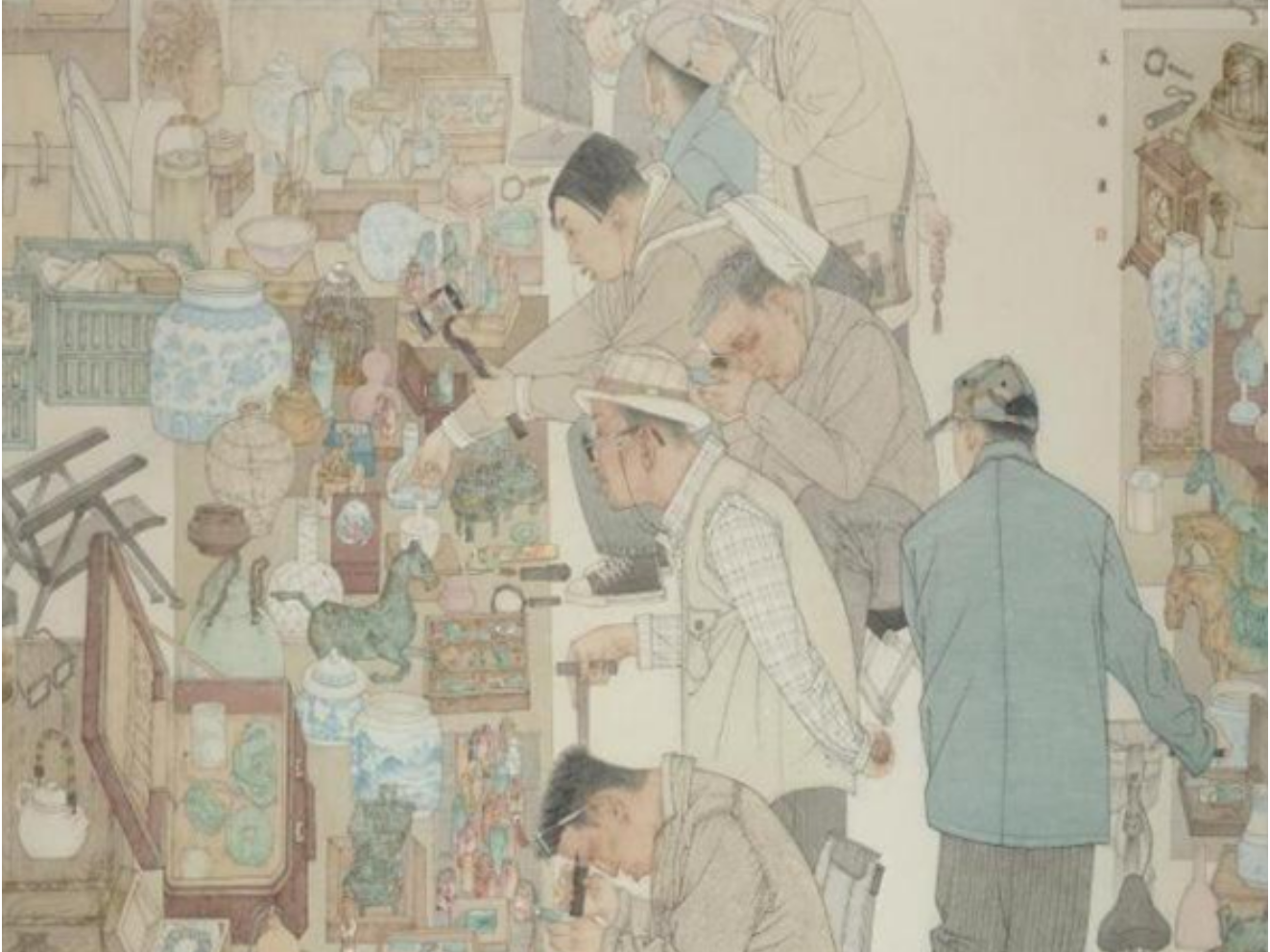 湖南科技大学青年教师陈治康作品《淘宝记》入选第十四届中国艺术节全国优秀美术作品展