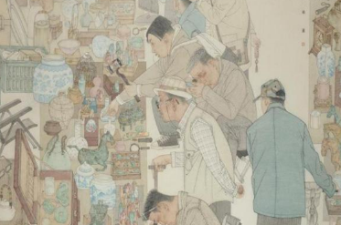 湖南科技大学青年教师陈治康作品《淘宝记》入选第十四届中国艺术节全国优秀美术作品展