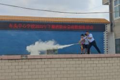 嘉禾县车头中心学校：消防演练强技能 平安校园筑根基