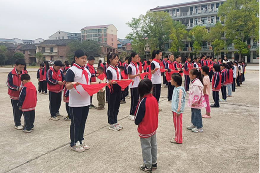 【衡阳县站】渣江镇中心小学：强国复兴有我，争当新时代好少年