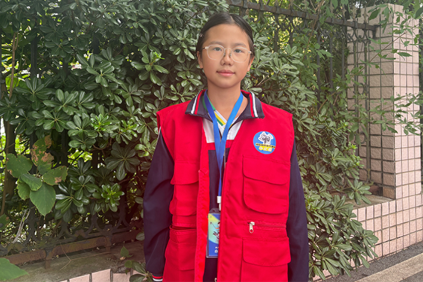 【衡阳县站】覃曼瑄：用真实之笔，记录校园点滴美好