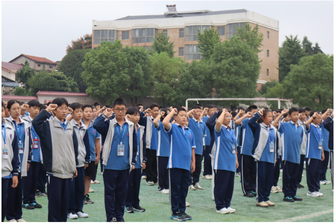 【鼎城区站】灌溪中学：铮铮誓言祭英魂 青春奋进报国志