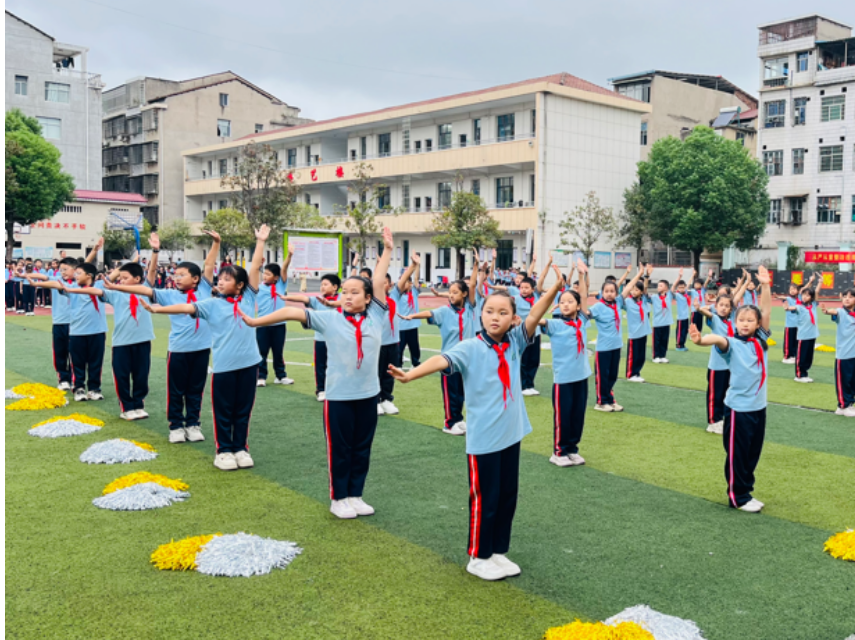 【鼎城区站】严家岗小学：武动童年 强国有我