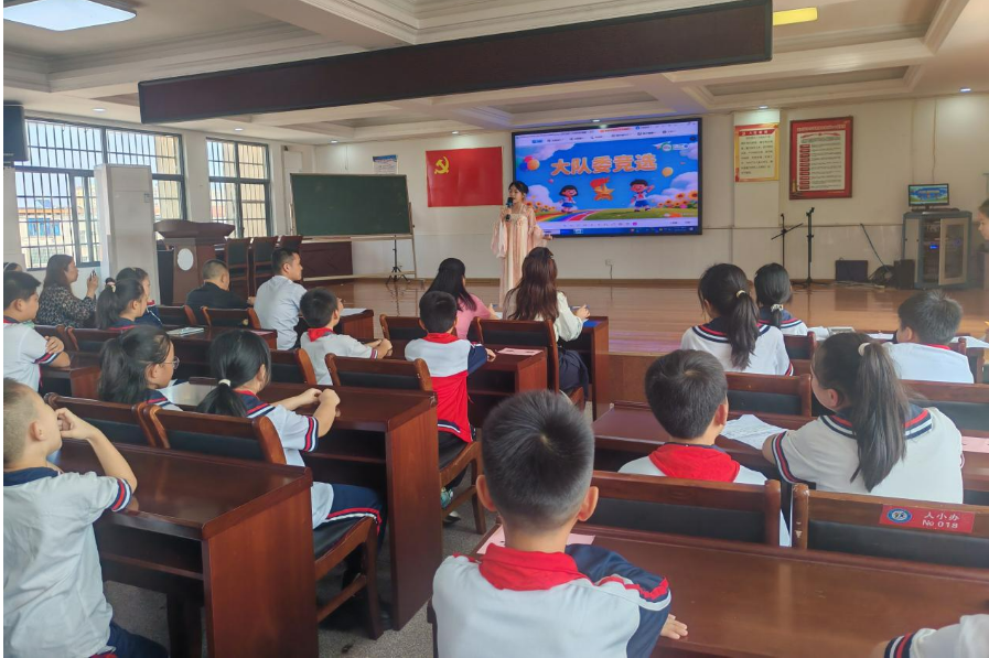 【资阳站】益阳市人民路小学：大队委竞选展风采，德育沃土育新人