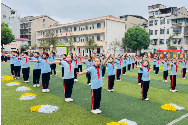 【鼎城区站】严家岗小学：武动童年 强国有我