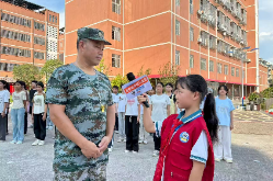 【耒阳站】欧阳海学校：五天军训铸品格，青春启航正当时