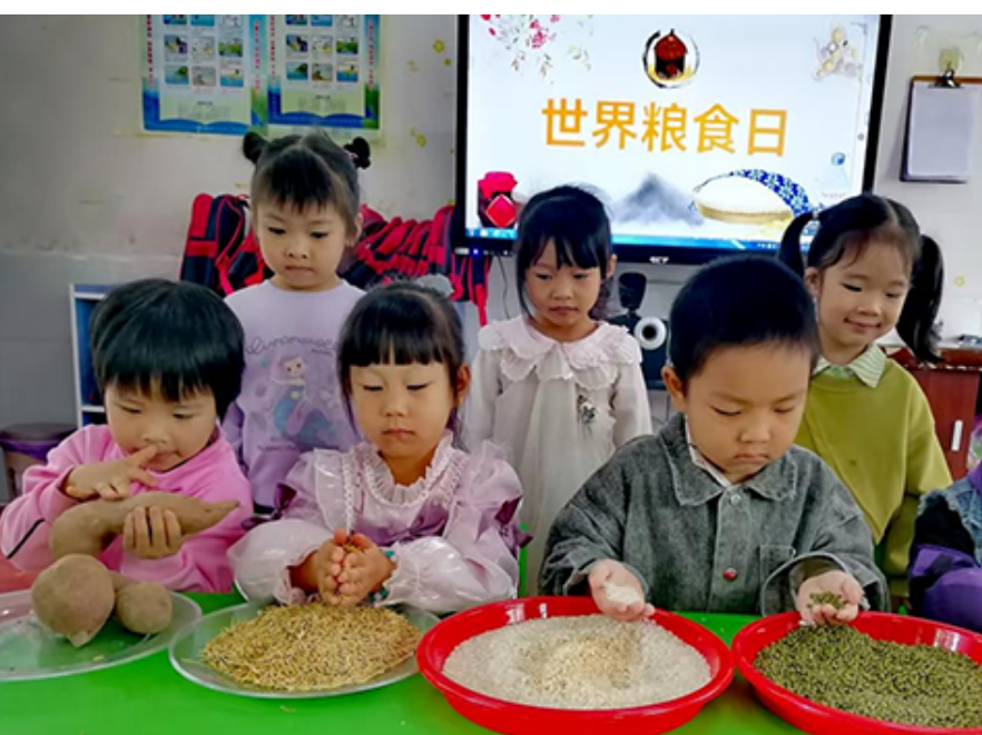 衡阳县界牌镇中心幼儿园：“爱粮节粮”知艰辛 “光盘行动”启童心