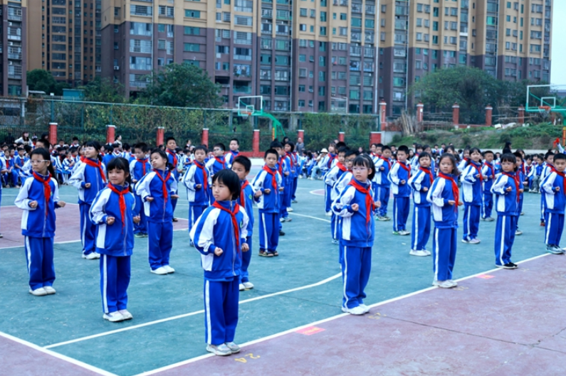 邵东市城区第六完全小学：以校园武术操比赛践行“五育融合”