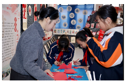桂东县大塘九年制学校“金剪刀”工作坊惊艳亮相郴州市艺术实践展