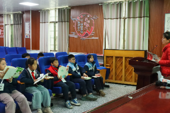 【衡东县站】新塘镇中心学校：阅读分享 点亮小记者的新闻梦