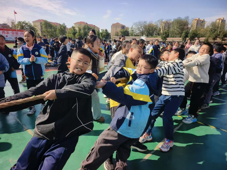 【宁乡站】白马桥街道中心小学：跃动青春 团结致胜