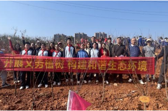 党建带团建 株洲市芦淞区体育路中学开展植树节暨学雷锋主题活动