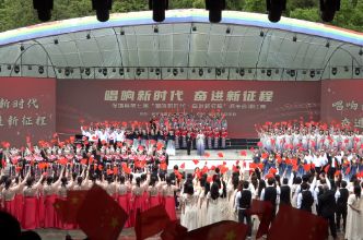保靖：1100余名师生同台合唱，和声凝聚青春力量
