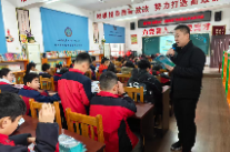 双峰县永丰街道中心小学：县水利局走进校园开展宣讲活动