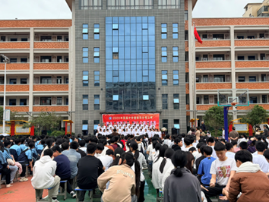 衡阳县西渡中学：传唱红色旋律 绽放青春芳华 