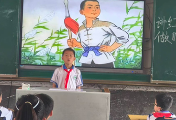 诵读红色经典 新晃兴隆小学开展“六一”红色阅读主题活动