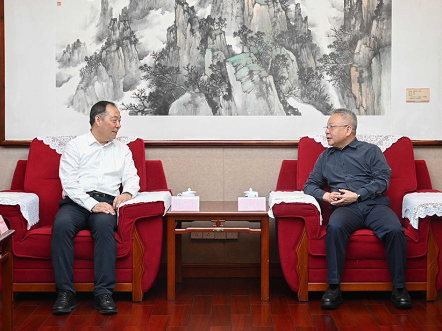沈晓明与杨贤金一行会谈