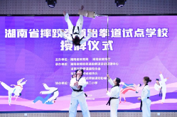 全国首创、湖南样板！湖南第三批摔柔跆试点校正式授牌，体教融合再提速