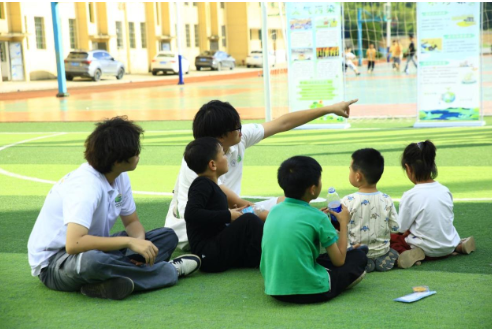湖南工学院实践团以趣味实验传递生态护粮理念