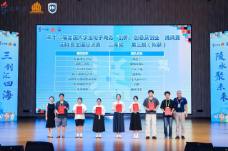 湖南工学院首战“三创赛”国际赛斩获二等奖