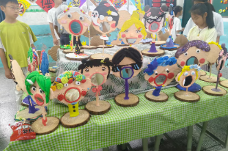岳阳市平江县三墩乡戴市小学“美在田野”美育公益项目成果展顺利开展