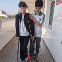 【衡阳县站】蒸阳学校：我做你的“拐杖”，你是我的榜样