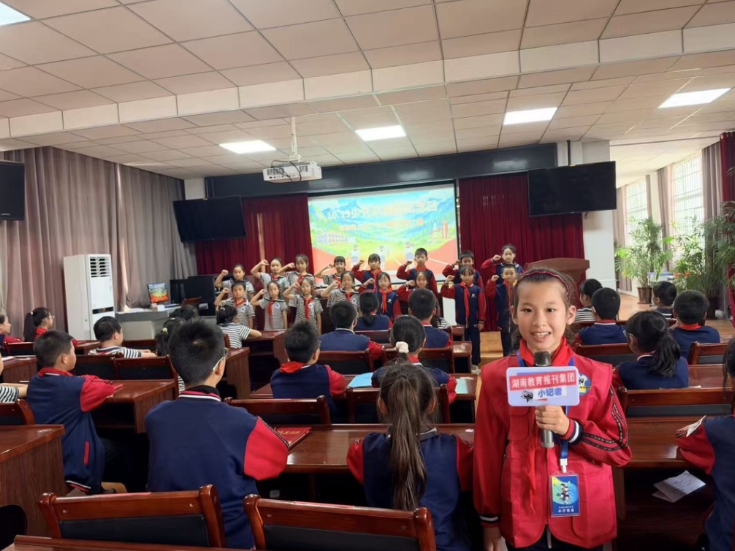 【靖州站】土桥小学：竞选演讲展风采，民主投票选贤能