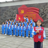 【零陵区站】一面党旗,一群红领巾,中山路小学开展主题红色党课活动