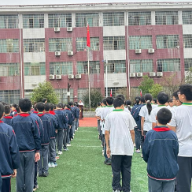 【衡阳县站】江山学校：国旗飘扬迎华诞，童心向党颂祖国