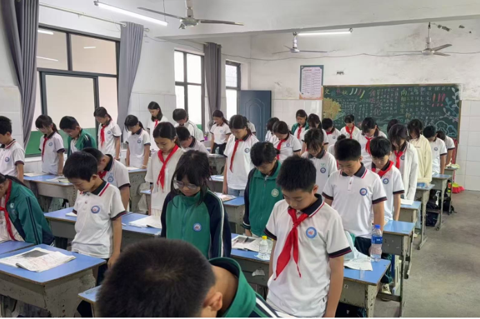 【耒阳站】彭桥完小：铭记“九一八”  吾辈少年当自强