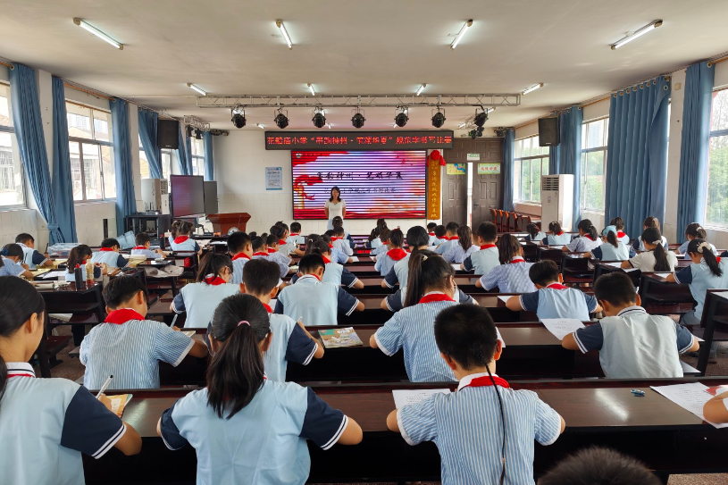 【鼎城区站】花船庙小学：106名学子同场竞技，横竖撇捺见识汉字之美