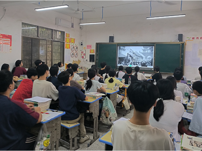 【衡阳县站】清潭中学：一堂班会铭历史，一处旧址铸国魂