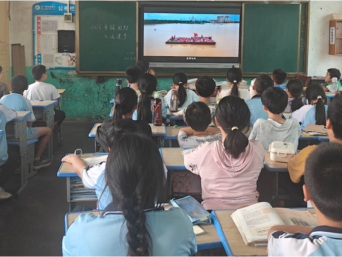 【衡阳县站】金兰镇中心小学：民族团结宣传片进课堂，学子争当“小使者”