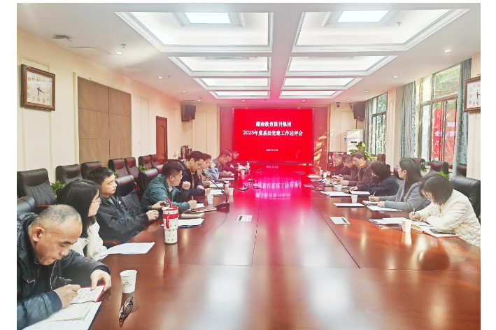 集团召开2025年度基层党建工作述职评议会