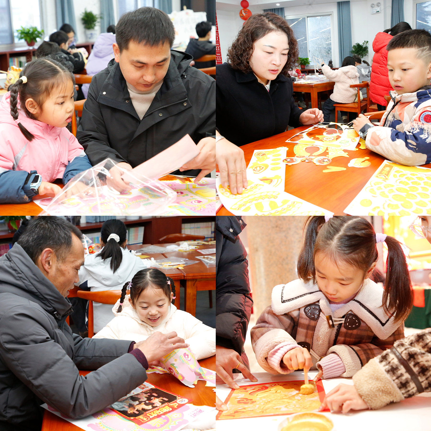 韶山毛泽东图书馆：龙马纳福书香贺岁 传统文化润心田