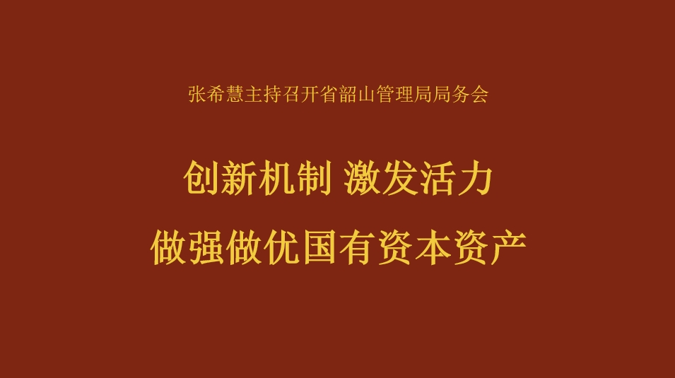 创新机制 激发活力 做强做优国有资本资产