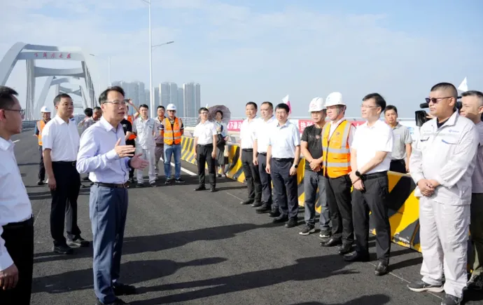“橋”見三建力量！公司助力湘潭下攝司大橋順利通車
