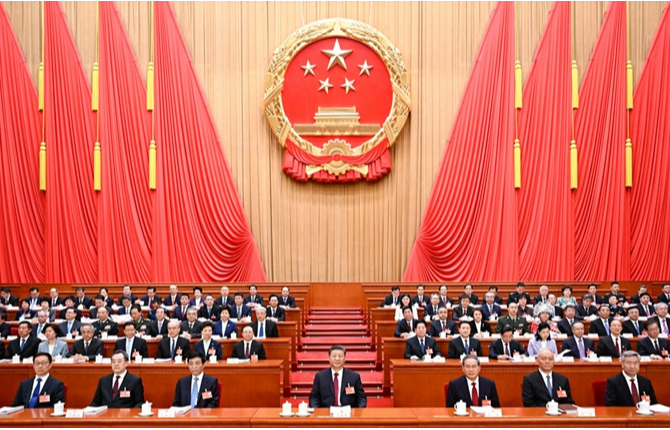 十四届全国人大三次会议在京开幕