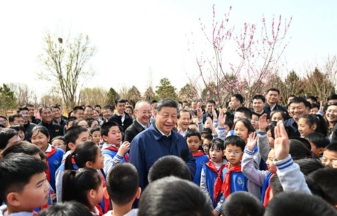 习近平：汇聚共建美丽中国磅礴力量 让祖国大地更加绿意盎然生机勃发