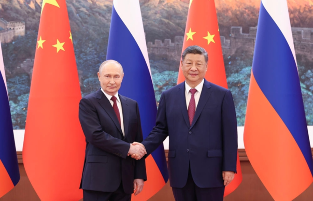 习近平同俄罗斯总统普京会谈