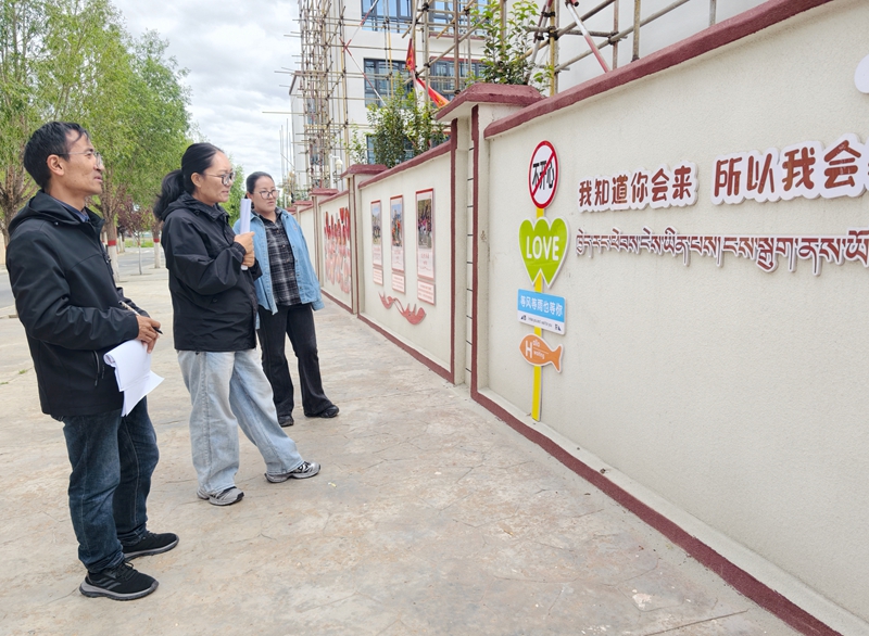 琼结县开展道路沿线社会用字专项检查整治行动.jpg 琼结县开展道路沿线社会用字专项检查整治行动.jpg