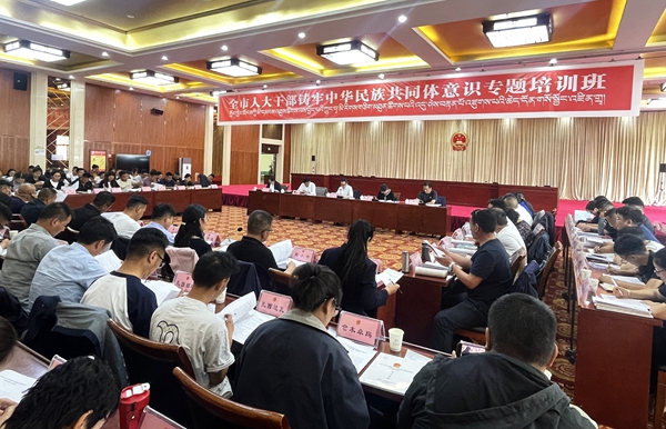 图为全市人大干部铸牢中华民族共同体意识专题培训班开班现场。_副本.jpg