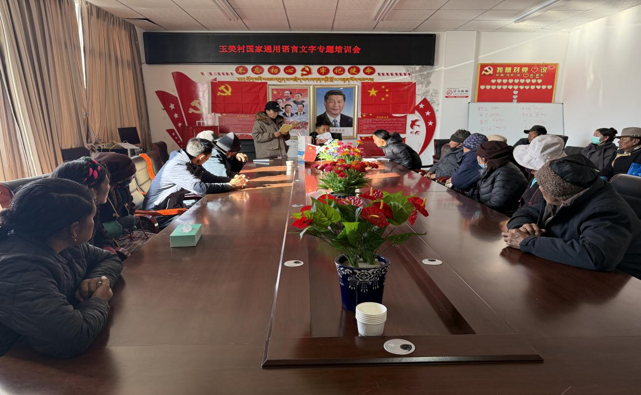 措美县各村（社区）开展国家通用语言文字培训——玉美村.png