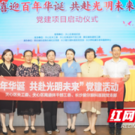 “喜迎百年华诞、共赴光明未来”党建项目在天心区黑石铺社区启动