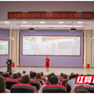 湖南中医药高等专科学校举行庆祝建党100周年主题演讲比赛