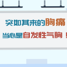 视频｜突如其来的胸痛，当心是自发性气胸！