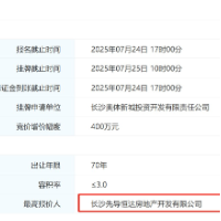 城发恒伟4亿拿下天心区核心宅地 楼面价1885元/㎡