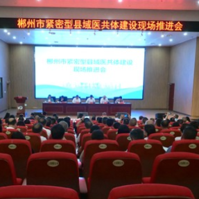 郴州市紧密型县域医共体建设现场推进会召开