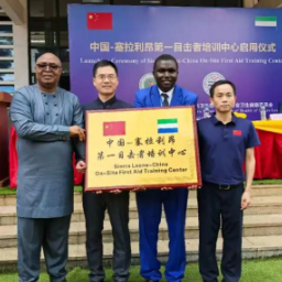 塞拉利昂“第一目击者”培训中心启用仪式