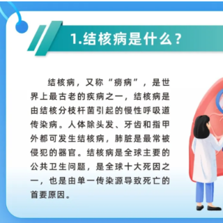 图说｜世界防治结核病日：结核病是什么，哪些人容易得结核病？